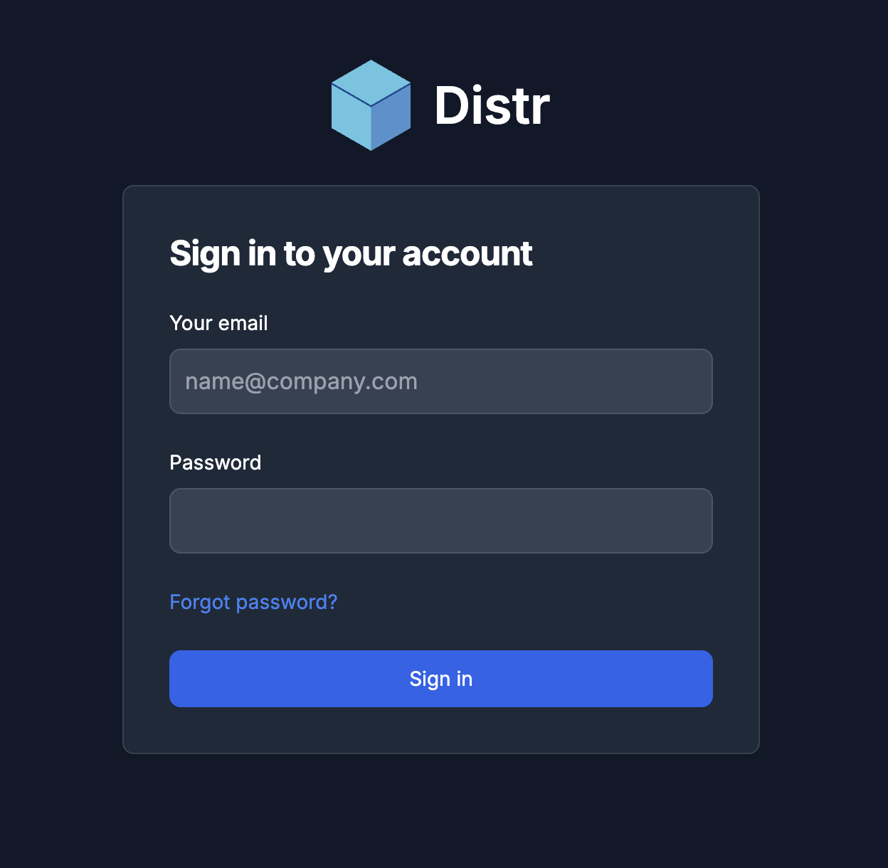 Scalekit distribution portal login